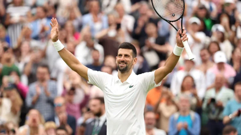 Novak Djokovic memenangkan pertandingan pertamanya di Wimbledon